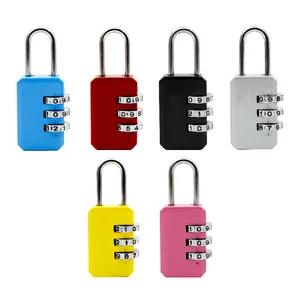 Nice 3 Digit Dial Combination Code Number Lock Padlock For Luggage Zipper Bag Backpack Handbag Suitcase Drawer Durable Locks