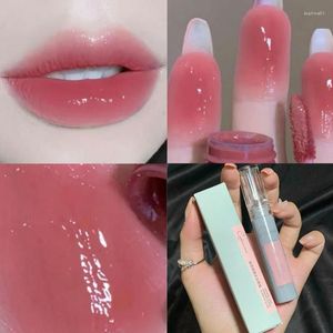 Lip Gloss 6 Cores Hidratante Espelho Cosméticos Batom Líquido de Longa Duração Reduzir Linha Esmalte Lábios Matiz Maquiagem Coreana