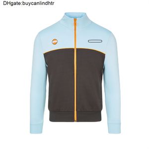 2021 F1 Gulf Classic Hoodie Mclaren Team Camisa de Ciclismo Esportes ao Ar Livre Jaqueta de Manga Longa H65G