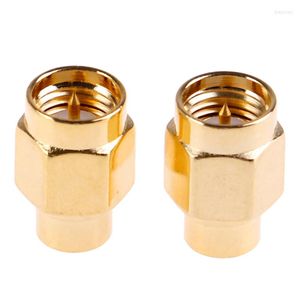Lighting Accessories 2pcs 2W 6GHz 50 Ohm SMA Male RF Coaxial Termination Dummy Load Gold Plated Cap Connectors