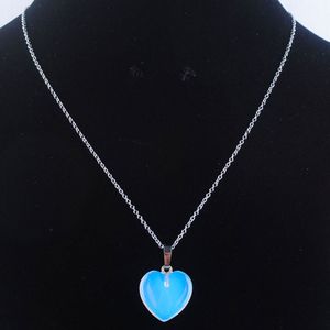 Ювелирные изделия натурального каменного ожерелья для женщин опалита для сердечных серьгов Сердея Свадебные Серьги Свадебное набор O9496