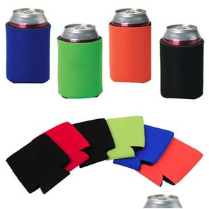 Ice Cream Tools Wholesale Icecream Tools 330Ml Beer Cola Drink Can Holders Bag Ice Sleeves Zer Pop Holder Koozies 12 Color D Dhgarden Dhs4U