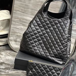 Женщины высокая мощность композитная сумочка для покупок icare maxi bag black стеганая ярко -кошачка