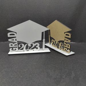 MDF-Sublimation, leere Abschlussfotorahmen, DIY-Holzbeschriftung, Fototafel, Wärmeübertragung, weißer Familien-Home-Albumrahmen, einseitig, für Sub 1202