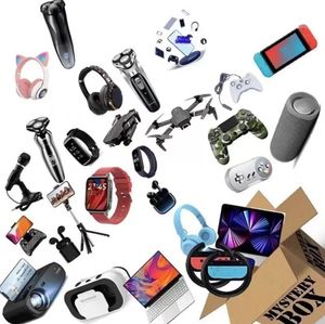 Caixas misteriosas da sorte, embrulho de presente, dispositivos inteligentes, eletrônicos, fones de ouvido, acessórios de telefone celular, câmeras, gamepads, melhor qualidade