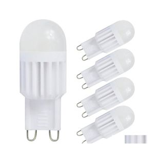 LED ampuller G9 LED BB Dimmable Bipin Base 3W Sıcak Beyaz 3000K 6500K Avize Ev Aydınlatma 220V 110V Enerji Tasarruf Damlası Dönüşü DHJMD