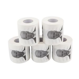 Neuheit Joe Biden Toilettenpapier-Serviettenrolle, lustiger Humor, Gag-Geschenke, Küche, Badezimmer, Holzzellstoff, Seidenpapier, bedruckt, Toilettenpapier, Serviette C1202