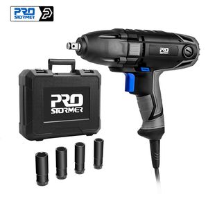 Other Power Tools Electric Impact Wrench 12 inch 1100W 450Nm 230V Air Spanner Tire Remove Auto Repair Tool 4 Sockets 3400RPM speed by PROSTORMER 221202