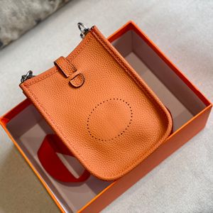 Handbags Purse Cross Body Phone Bag Women Plain Lichi Pattern Belt Fashion Letter Wide Strap Lady Classic Cowhide Leather Mini Single Shoulder Bags
