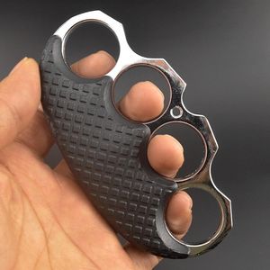 Kelepçe Anti-Slip Güçlü Metal Knuckle Duster Four Finger Tiger Kendinden Savunma Açık Kamp Cep EDC ARAÇI