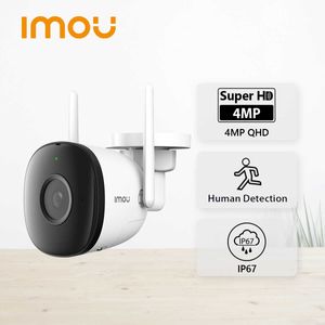 IP Cameras IMOU IP Camera 2C 4MP IPC-F42P WiFi Wireless Built-in Mic Outdoor IP67 Weatherproof Smart Home Security Human Detection T221205