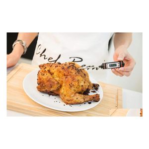 Sıcaklık Aletleri Sıcaklık Aletleri Mutfak Dijital Barbekü Termometresi Et Kek Tatlıları Kızartma Yemeği Ev Pişirme Ove DHVTO