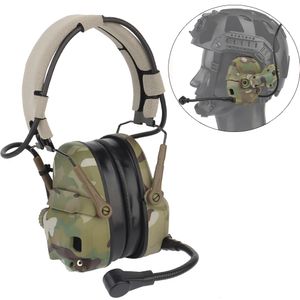 Diğer Spor Malzemeleri GEN 6 Taktik Kulaklık OPS Core ARC ve Wendy MLOK Kask için Avcılık Çekim Gürültü Azaltma Kulaklık Başa Monte 2'si 1 arada 221207
