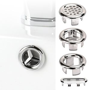 Colanders Strainers Bathtub Sink Ring Overflow Spare Cover Plastic Silver Plated Decoration Neat Bathroom Ceramic Basin 221207