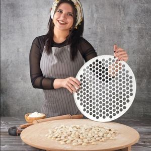 Pişirme Araçları Mantı Yapıcı Patty Hamur Basın Manti Kalıp Pelmeni Makarna Kalıp Hamur Mutfak Mutfağı DIY 19 Delik