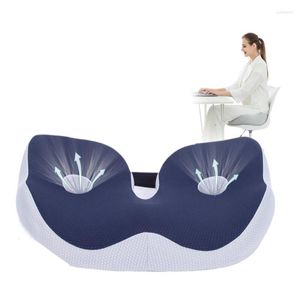 Almohada para glúteos, espuma viscoelástica, asiento para aliviar los huesos, asiento para BuLower, espalda, isquiotibiales, caderas, tuberosidad isquial, silla para reducir la fatiga