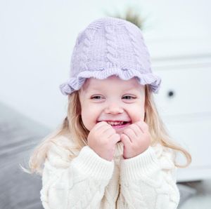 Sevimli kızlar kış sıcak şapka yenilik bebek kulak yüzü kulaklıklar başlıklar ayarlanabilir komik lotus yaprağı beanie şapka polar astarlı toddler kar kaput kafatası kapağı