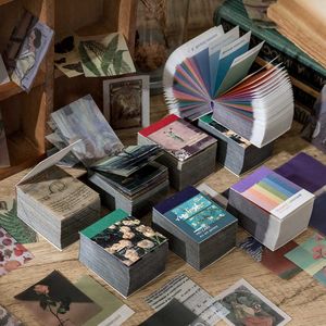 pcs of Van Gogh color multistyle kraft paper card Decorative diary Album DIY scrapbook butter material retro LOMO