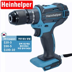 Electric Drill Screwdriver Hammer 1m 203 Torque 3 in 1 Cordless Impact for Battery 18V 221208