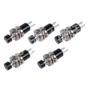 5pcs PBS-110 7MM Momentary Push button Switch Press the reset On Off Push Button Micro SwitchNormally Open NO