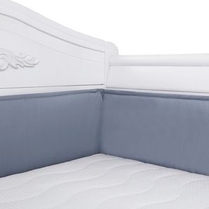 Yatak rayları 4pcs/set düz renkli bebek koruyucusu bebek uyku yastık mat kreş ding set oda dekorasyon crib tampon doğmuş karyolası 221209
