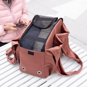 Dog Car Seat Covers Pet Cat Transport Case Breathable Outdoor Carrier Shoulder Bag For Small Dogs Portable Travel Folding Backpack Supplies