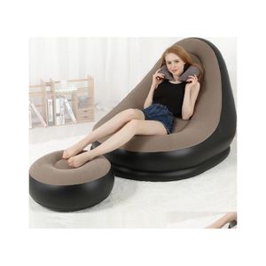 Мербель для гостиной Портативный надувный надувный диван с стулом для камеры путешествие для отдыха подушка для воздушной комнаты Lazy Bed Beag Dhs Do De HomeFavor dhgrx