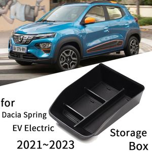 Car Organizer For Dacia Spring EV Electric 2022 Accessories 2023 1SET Central Console Armrest Storage Box Holder Interior