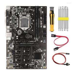 Материнские платы B250 BTC Mining Motherboard с переключателем кабеля SATA SATDRIR 12 PCIE TO USB3.0 Графический слот LGA1151 DDR4 SATA3