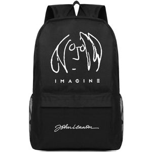 Леннон рюкзак Джон Дэй Пак Рок -Бэнд Школьная сумка музыкальная пакета качество rucksack Sport Schoolbag Outdoor Daypack2696