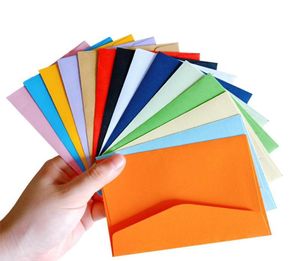 100pcslot Candy Kraft Paper 14 Colors Blank Envelopes Bank Card Envelopes Greeting Cards Mini Envelopes Members bbyMXe1033211