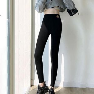 Kadın Pantolon Kış Taytları Sherpa Polar Düzleştirilmiş Termal Skinny Legging Yüksek Bel Kaşmir Artı S-3XL Soğuk Hava Sıcak