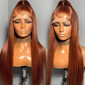 250 плотность 13х4 прямые кружевные фронтальные человеческие волосы парики имбирные шоколад коричневый прозрачный парики парики для женщин синтетические