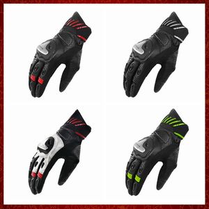 ST891 Motorcycle Leather Glove Racing Carbon Fiber Summer Men Touchscreen Moto Motocross Gloves Motorbike Riding Protective Gear