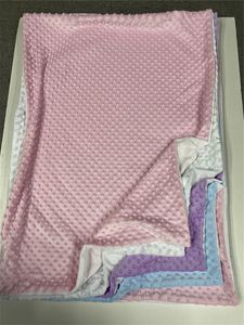 Cobertores de bebê de sublimação Cobertor de poliéster Quente e macio Capa de sofá Mix Colors Impressão por transferência térmica Swaddle Wrap Atacado A02
