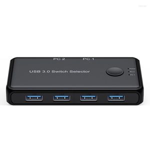 Switch USB 3.0 Hub 2 в 4 Out PC Sharing Devices для Printer Printer 4X2 USB3.0 2.0.
