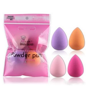 esponja de maquiagem puff Mini Fundação Esponjas Conjunto de Puffs Gourd Waterdrop Pó Creme Líquido Liquidificador Ferramenta de Maquiagem Suave 4pcs em um Pacote