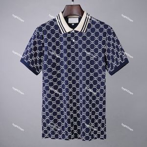Itália 2023 camisas polo masculinas de luxo marcas de moda de verão camisa polos de grife masculina bordado de grife camisetas de manga curta tamanho asiático M-3XL