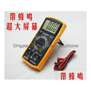 Мультиметра ЖК -дисплей Digital Mtimeter AC DC OHM VOLT METER DT9205A Офис доставки школы бизнес -промышленные измерения Анализ измерения I Dher4