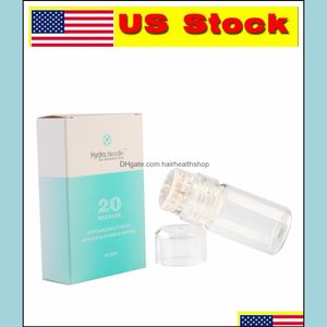 Beauty Microneedle Roller US Stock Hydra игрок 20 Aqua Microneedles Channel Mesotherapy Gold Fine Touch System Derma Stamp CE Drop OTLWX