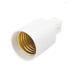 Держатели лампы Высококачественный G24 - E27 замедление PBT Bulb Base Base Stuce Stuce Sder Halgen Light Adapter Converter 2 PIN -штифт оптом