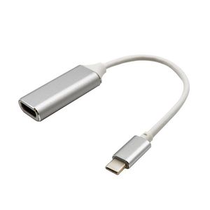 USBC - HDMI adaptörü Typec - HDMI HD TV kablosu PC dizüstü bilgisayar için 4K Dönüştürücü MacBook Huawei Mate 30 mobil akıllı cep telefonu