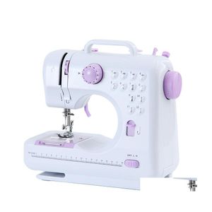 Швейные представления инструментов Портативный Hine Mini Electric Crafting Crafting Crafting Overlock 12 стежков с новичками для педали пресс -ноги Dhheo