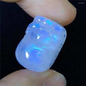 Подвесные ожерелья отбрасывают натуральную кристаллическую подвеску синий свет pi xiu form