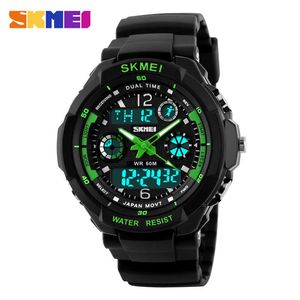 S Shock Brand Skmei Luxury Men Sport Sport Clacing Защитные часы Высококачественные японские движения цифровые часы для водостойких часов 266Q