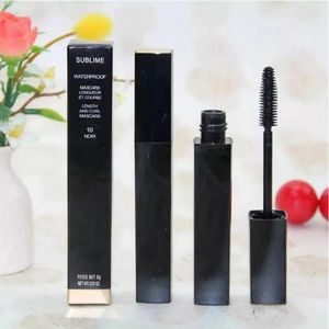 Роскошная бренда Sublime Mascara 6G Водонепроницаемая длинная длина и сгибание тушь черная нуар 0,21 унции глаз красота быстрый корабль