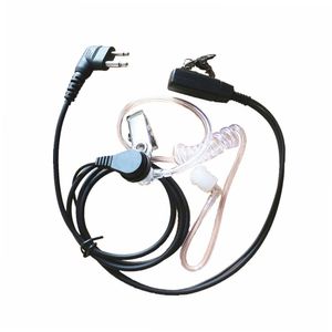 Pin Güvenlik Gizli Akustik Hava Tüpü Kulaklık Kulaklık Mikrofonu Motorola için İki Yönlü Radyo Walkie Talkie RDU2020 BPR40 CP110 RDU4100