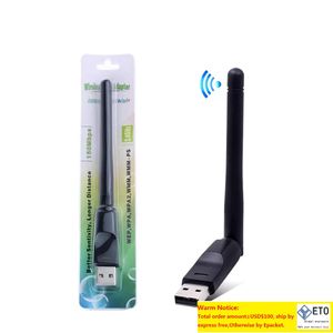 150Mbps MT7601 Kablosuz Ağ Kartı Mini USB WiFi Adaptörü LAN WiFi Alıcı Dongle Anten PC Windows için