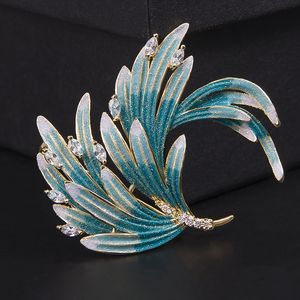 Винтажный китайский стиль Phoenix Brooch для женщин роскошный феникс