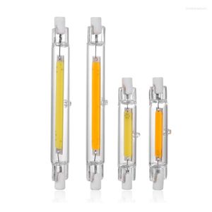 R7s 15W 20W 220V LED COB Light Bulbs Floodlight Worklight Type Double Ended Lamp Glass Tube Univers Replace Halogen